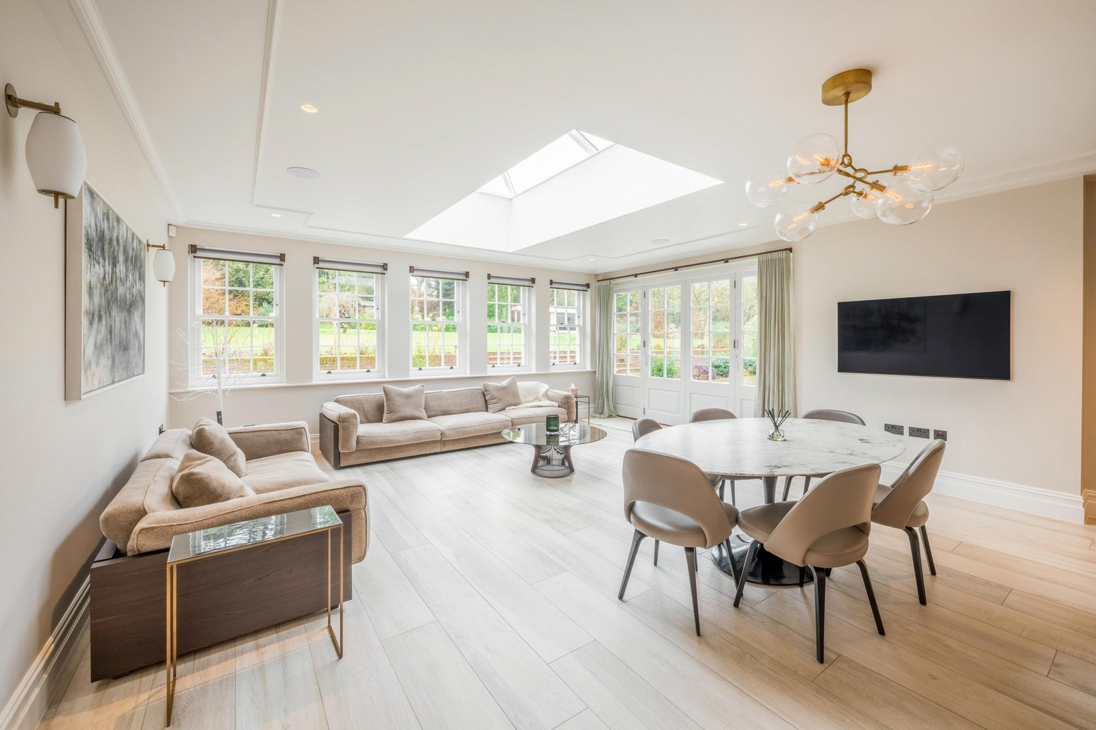 Melsetter — family room with lantern ceiling