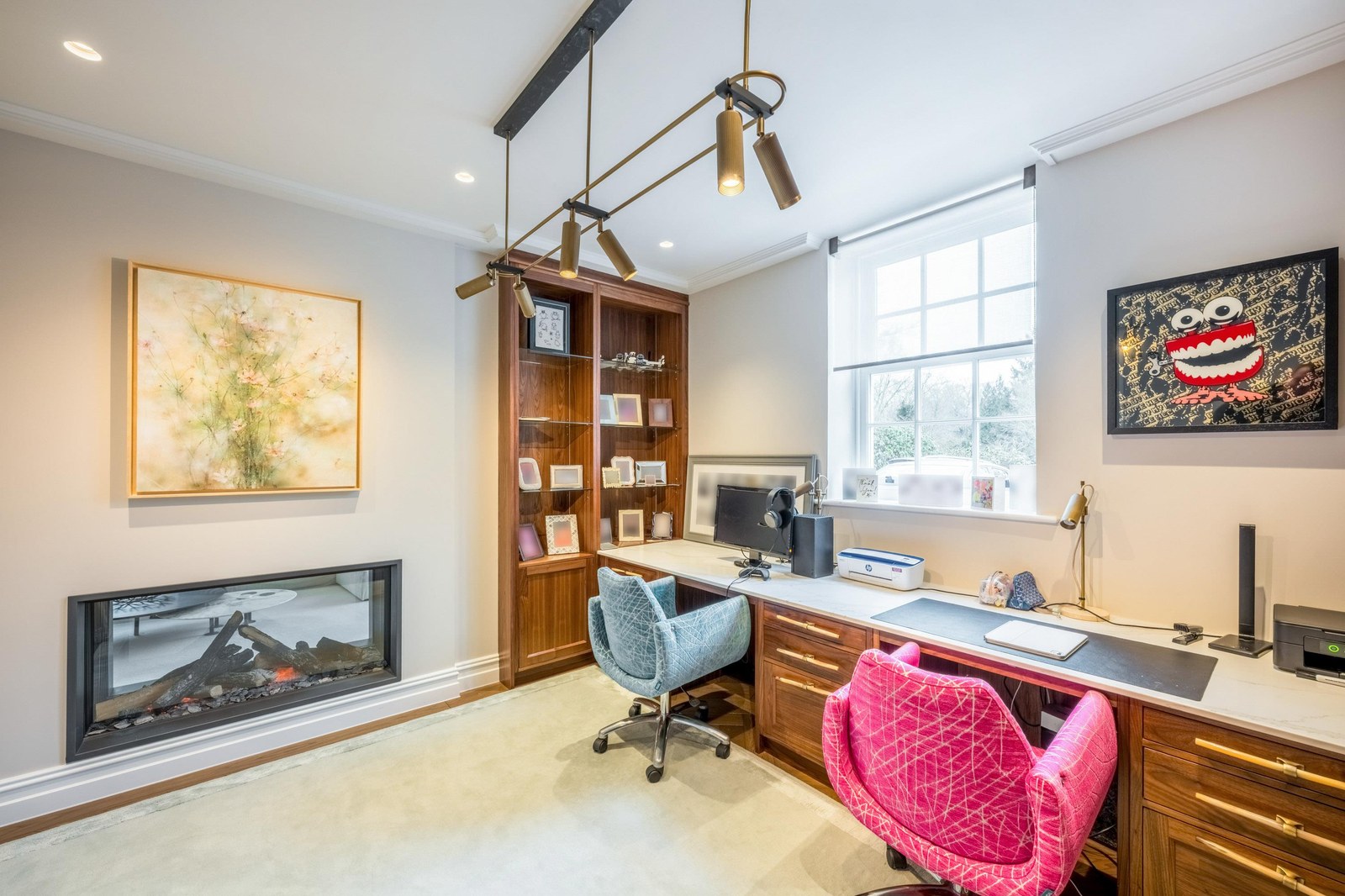 Melsetter — bespoke home office with walnut joinery
